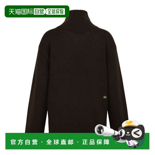 香港直邮Ganni 长袖开背毛衣 K2611针织高领