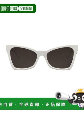 1h可退 香港直邮Balenciaga 巴黎世家 女士 太阳眼镜 white白色