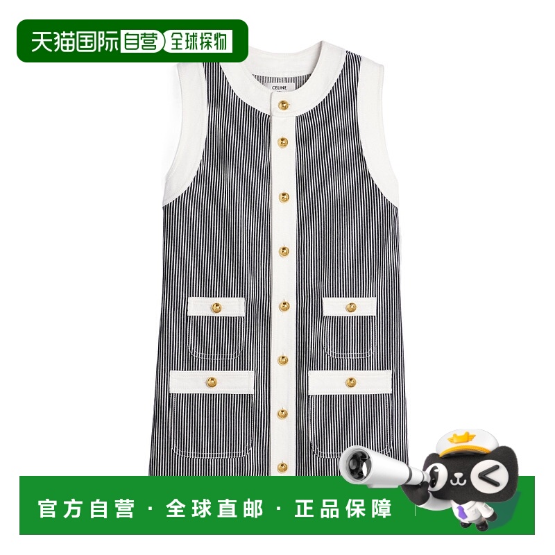 香港直邮Celine 无袖连衣裙 2U141098V.