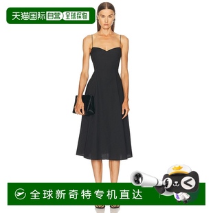 香港直邮KHAITE Isabella 1h可退 女士 black黑 连衣裙 50741001