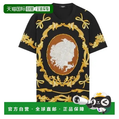 1h可退 香港直邮versace 范思哲 男士 Cameo T恤 10192111A14168