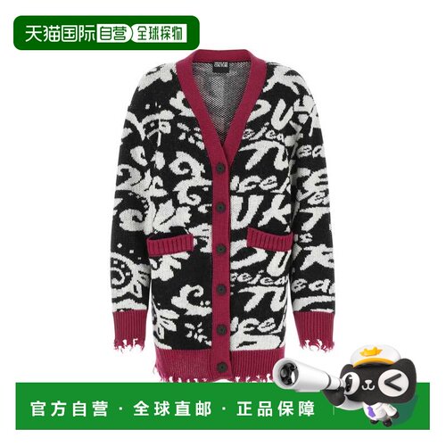 香港直邮VERSACE JEANS 女士针织衫 AW2023 73HAFM03CM02GA0E长袖