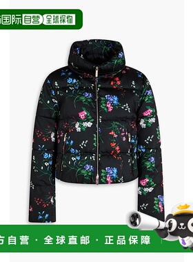 香港直邮CAROLINA HERRERA 女士 绗缝印花羽绒夹克 C2311N602PCBM