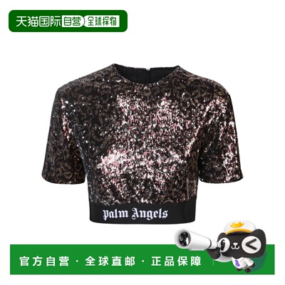 香港直邮PALM ANGELS 女士T恤 PWAA068F23FAB0016010 AW2023