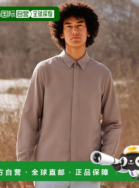 香港直邮Dior 翻领长袖衬衫 013C501A5917迪奥男装