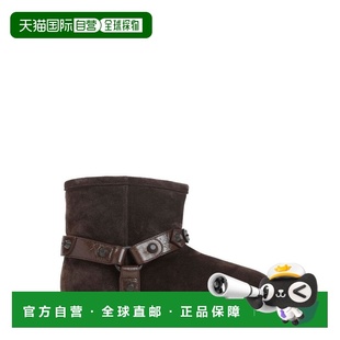 香港直邮Balenciaga 巴黎世家 女士 ALASKA 深褐色柔软绒面革皮质