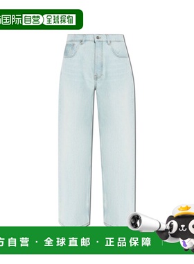 1h可退 香港直邮ANINE BING 女士 蓝色 Manon 牛仔裤 A0610584