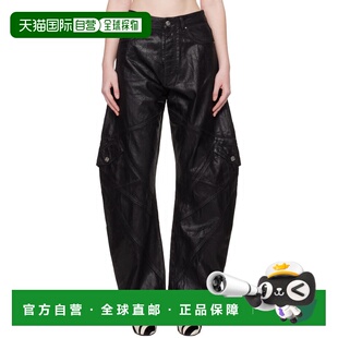 黑色 女士 Waxed Paneled AWBMJE10 1h可退 牛仔裤 香港直邮AMIRI
