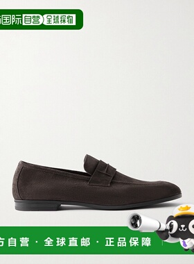 1h可退 香港直邮Tom Ford 汤姆 福特 男士 Sean 绒面革乐福鞋 J16