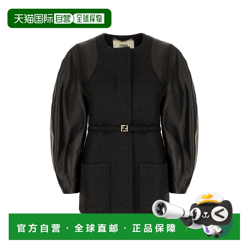 1h可退 欧洲直邮fendi 女士 外套夹克长袖