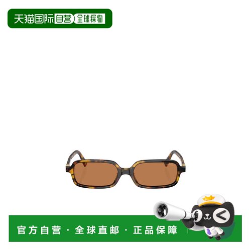 香港直邮MIU MIU 女士眼镜 MU11ZSVAU2Z1 AW2025 棕色 徽标太阳镜