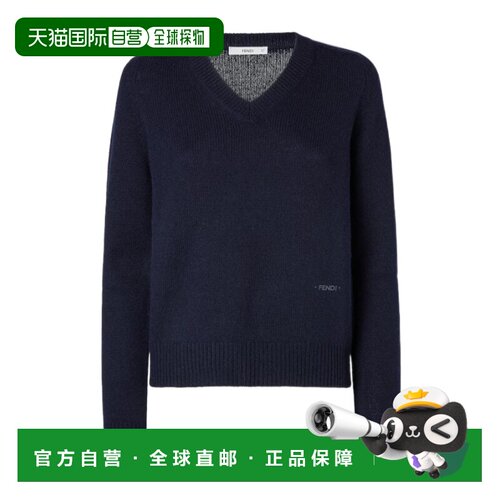Fendi V领毛衣 FZXF65B1IB长袖羊绒