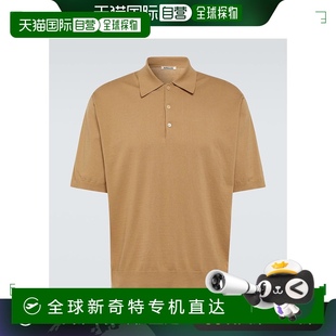 男士 004073 香港直邮AURALEE 棉质Polo衫 brown棕色 舒适时尚