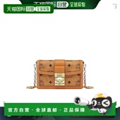 香港直邮MCM 女士 迷你Tracy 1h可退 Visetos链条单肩包 MWRBAWO0
