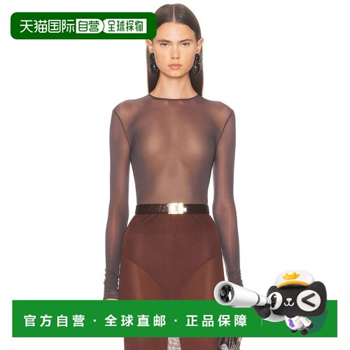 1h可退 香港直邮Saint Laurent 圣罗兰 女士 长袖上衣 843789Y5G8