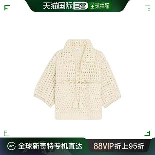 Women 羊毛混纺开领套头衫 23SS 香港直邮CELINE