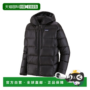 Down男士 Roy 黑色尼龙拉链连帽羽绒 Fitz 自营欧洲直邮Patagonia