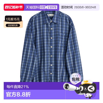 1h可退 香港直邮Our Legacy 格纹衬衫 M2262BCP长袖
