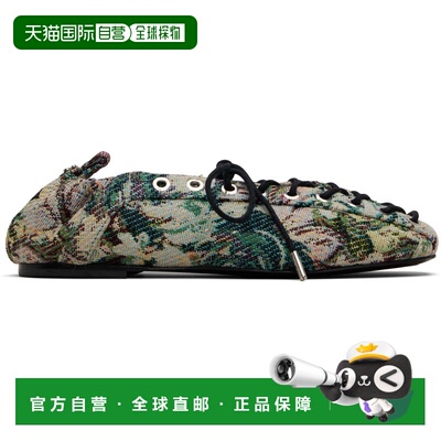 香港直邮GANNI 甘尼 女士 多色系带芭蕾鞋 S3157 舒适时尚