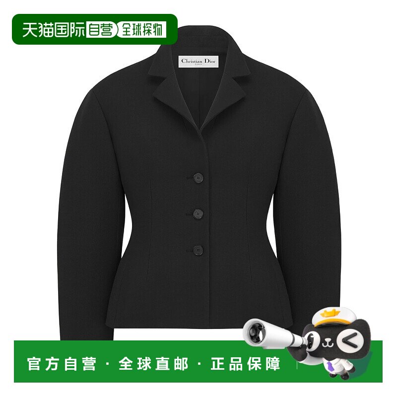 香港直邮Dior 翻领长袖西装外套 551V56A1166迪奥羊毛