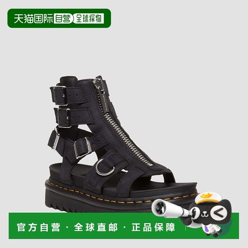 自营欧洲直邮DrMartens马丁大夫 Olson女士Tumbled Nubuck皮革拉