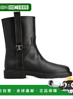 1h可退 香港直邮Tod's 圆头短筒靴 XXW20L0IM60T0N