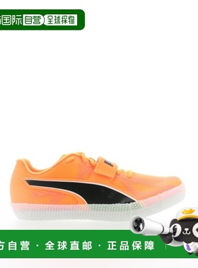 自营欧洲直邮PUMA彪马 EVOSPEED橙色/黑色网布跳高钉鞋男女通用