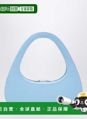 香港直邮Coperni 女士 Baguette Swipe 细浅蓝色皮革包包 COPBA04