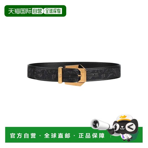 香港直邮versace 范思哲 女士 Regular 皮带 black黑色 舒适时尚