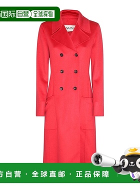 1h可退 香港直邮Lanvin 朗雯 女士 WATERMELON 羊绒长款大衣 RWCO