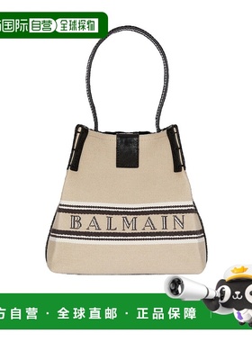 1h可退 香港直邮Balmain 徽标单肩包 GN1CA032TJBR手提包