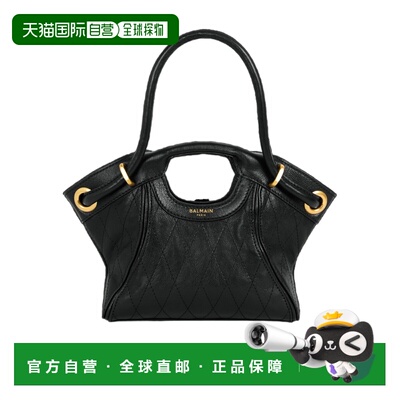 1h可退 香港直邮BALMAIN 女士手提包 HN1FD088LSP60PA AW2026 黑