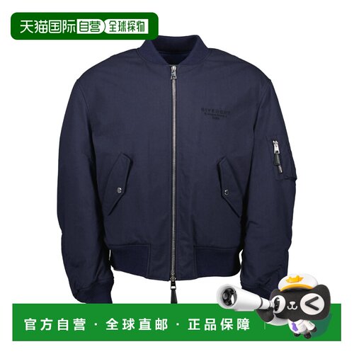 1h可退 香港直邮GIVENCHY 男士夹克 BM01CQ164Z410 SS2026 蓝色 T