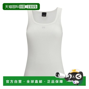 女士 品高 羅紋 Logo 100807A338 1h可退 銘牌背心 香港直邮Pinko