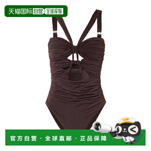 1h可退 香港直邮Zimmermann Daylight 镂空褶皱泳衣 5579WRS263