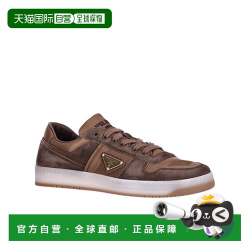 1h可退 香港直邮PRADA 男士运动鞋 2EE3643KUYF03UT SS2025 棕色