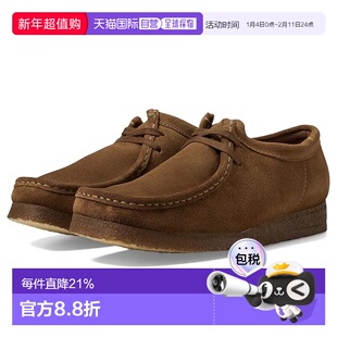 1h可退 香港直邮clarks originals 其乐 男士 Wallabee 运动休闲