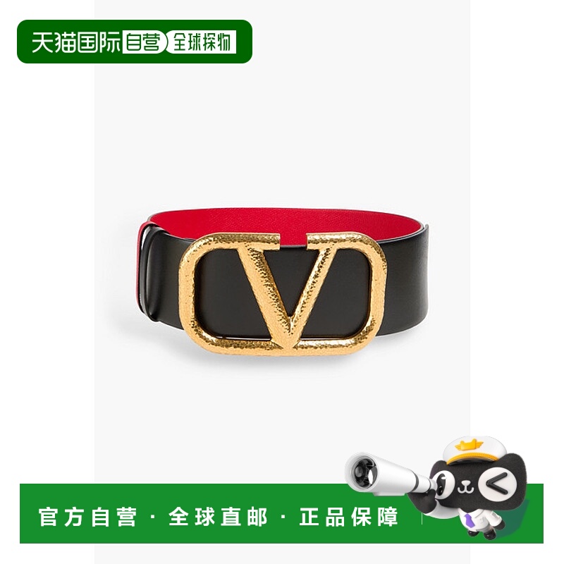 1h可退 香港直邮Valentino 华伦天奴 女士 VLOGO 皮革腰带 W2T0S1