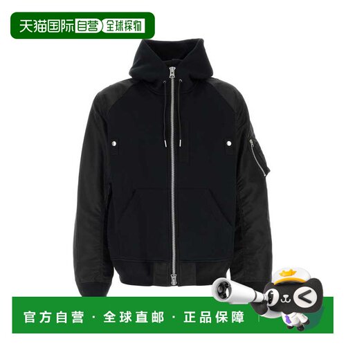 香港直邮SACAI 男士夹克 2604136M001 AW2026 黑色 支付后1h可退