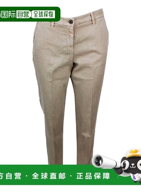 欧洲直邮JACOB COHEN 女士休闲裤VP01103S3960E09亚麻直筒裤