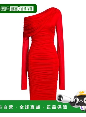 香港直邮Blumarine 蓝色情人 女士 中长连衣裙 red红色 舒适时尚