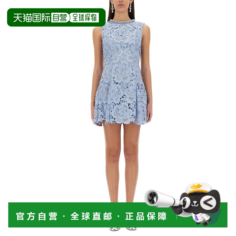1h可退 香港直邮Self-Portrait 女士 ABITO 迷你连衣裙(PIZZO A F