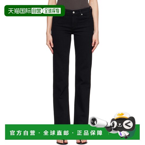 香港直邮AGOLDE 女士 黑色 Low Rise Slim 牛仔裤 A263C1858(SATU