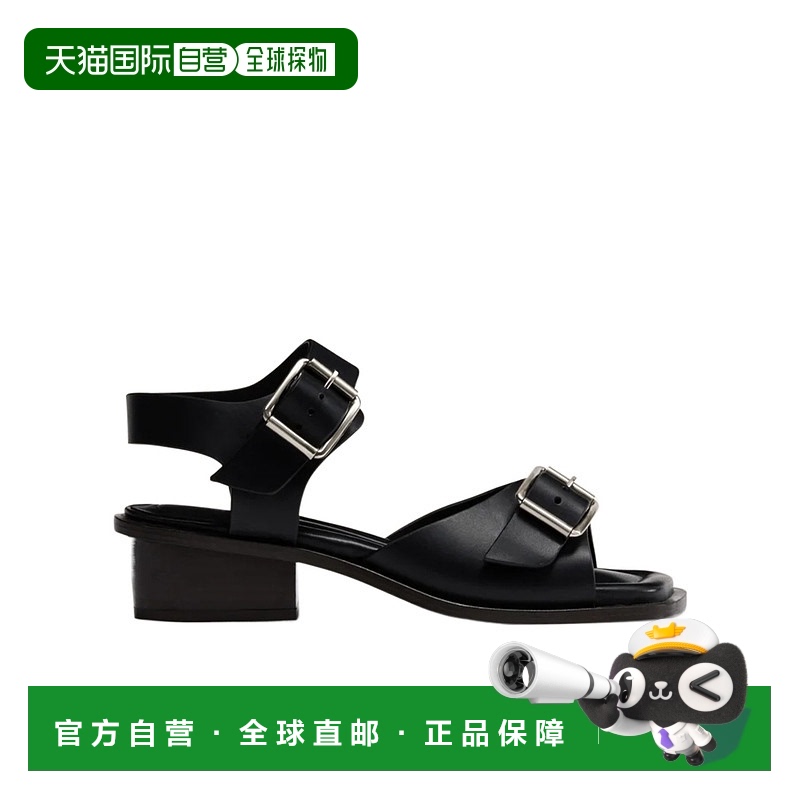 香港直邮Lemaire 方头高跟凉鞋 FO0030LL196正品品牌休闲百搭牛皮