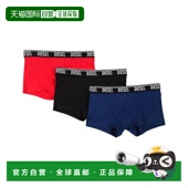 香港直邮Diesel red红色 迪赛 1h可退 男士 平角内裤 舒适时尚