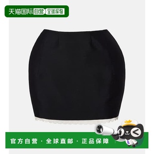 女士 butrym 蕾丝边羊毛马海毛迷你半身裙 香港直邮magda 1h可退