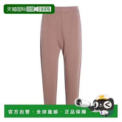 付款1h内可退 香港直邮'S Max Mara 女士 VIOLINO 驼色棉质长裤 2