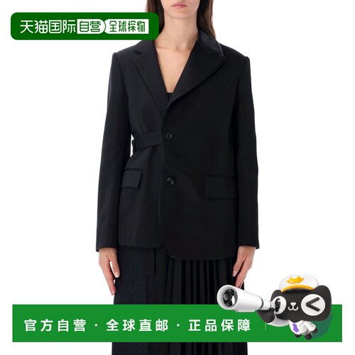 欧洲直邮SACAI 女士西服 2608704001 AW2026 黑色【付后1h可退】