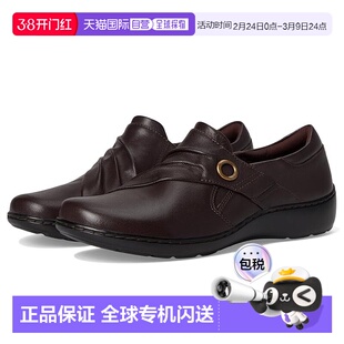 1h可退 香港直邮clarks originals 其乐 女士 Cora Aubrie 乐福鞋