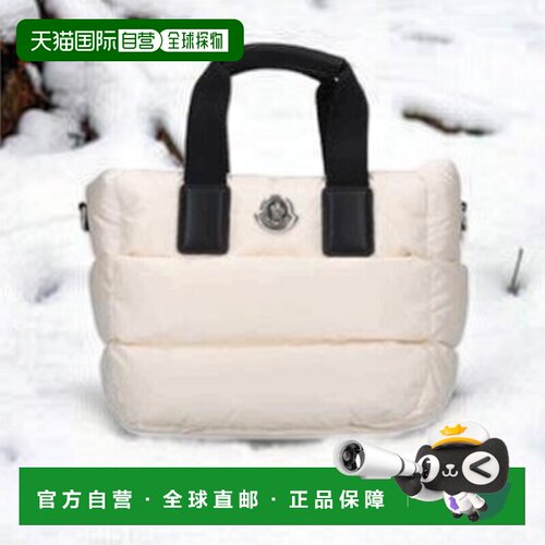 1h可退 香港直邮Moncler/盟可睐 25FW 徽标手提包 Women单肩包